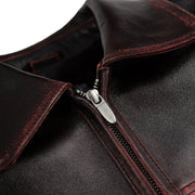 Pelle Pelle basic corded leather jacket by PELLE PELLE