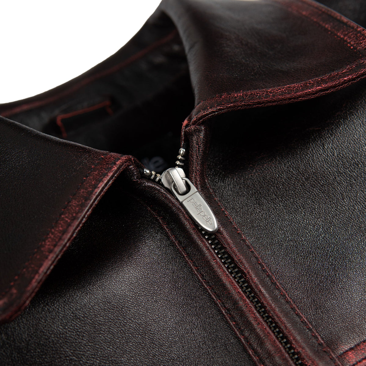 Pelle Pelle basic corded leather jacket by PELLE PELLE