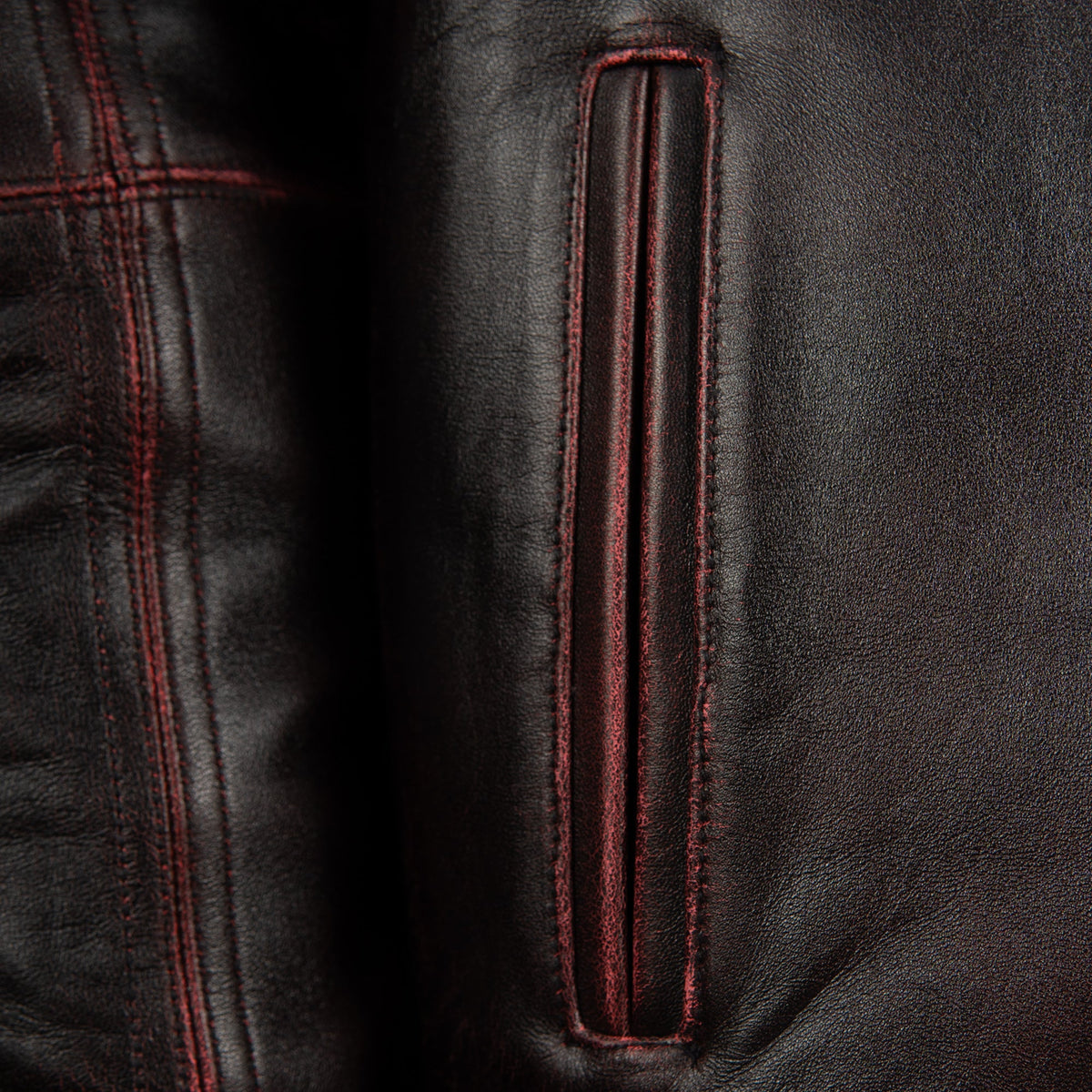Pelle Pelle basic corded leather jacket by PELLE PELLE