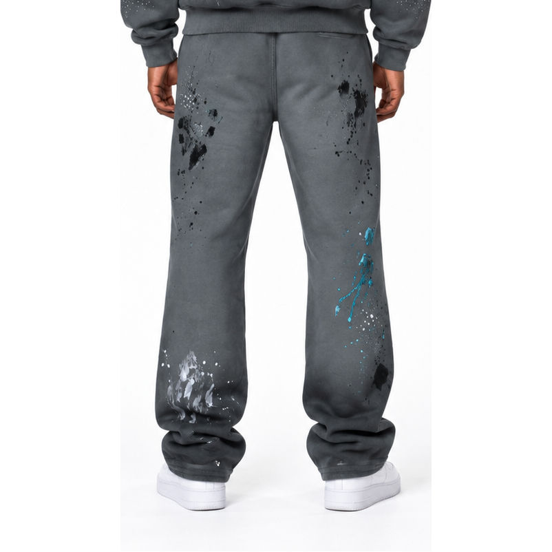 Rare peace distressed logo sweatpant - SWEAT PANT - Cityswagusa.com