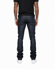 Vicious premium wax coated skinny flare denim by VICIOUS DENIM