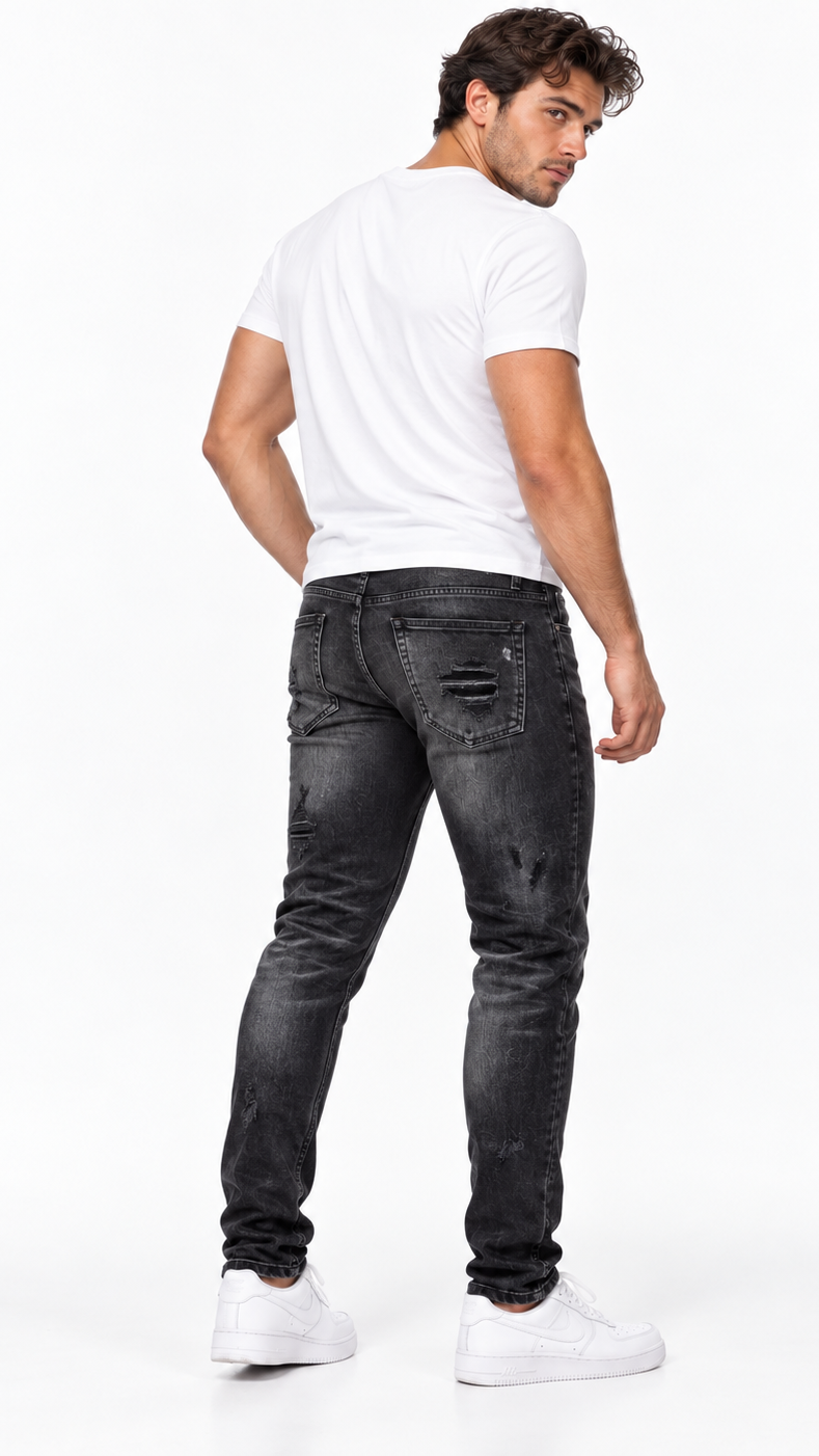 Focus r&r distressed skinny denim by FOCUS