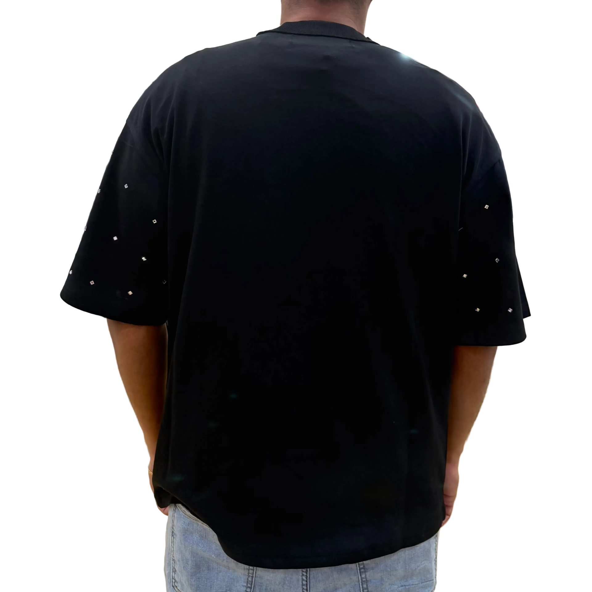 PJ Mark relaxed fit highly favored rhinestone t-shirt by PJ MARK