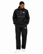 Roughplay nylon quarter zip tracksuit by ROUGH PLAY