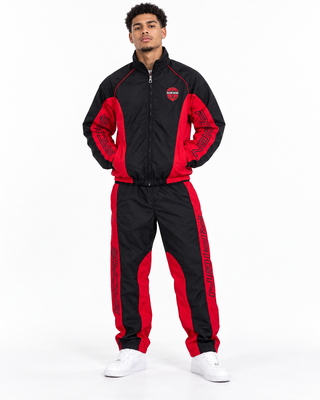 Sacre reign multi panel nylon set by TODAYS TRENDS