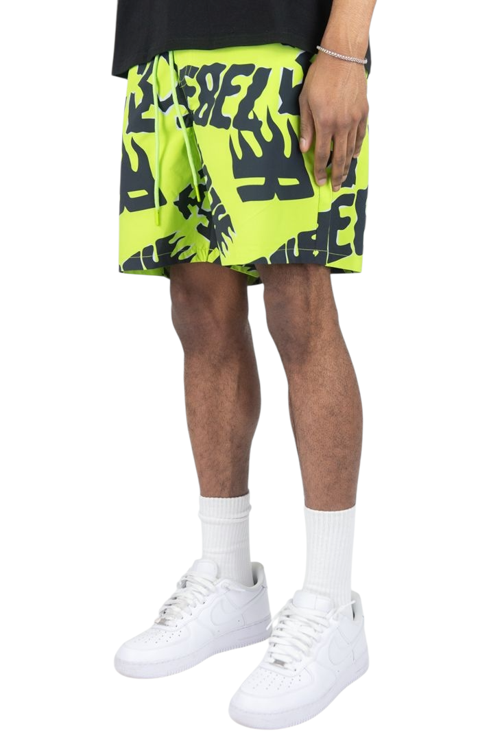 Rebel Minds rebel puff nylon shorts by REBEL MINDS