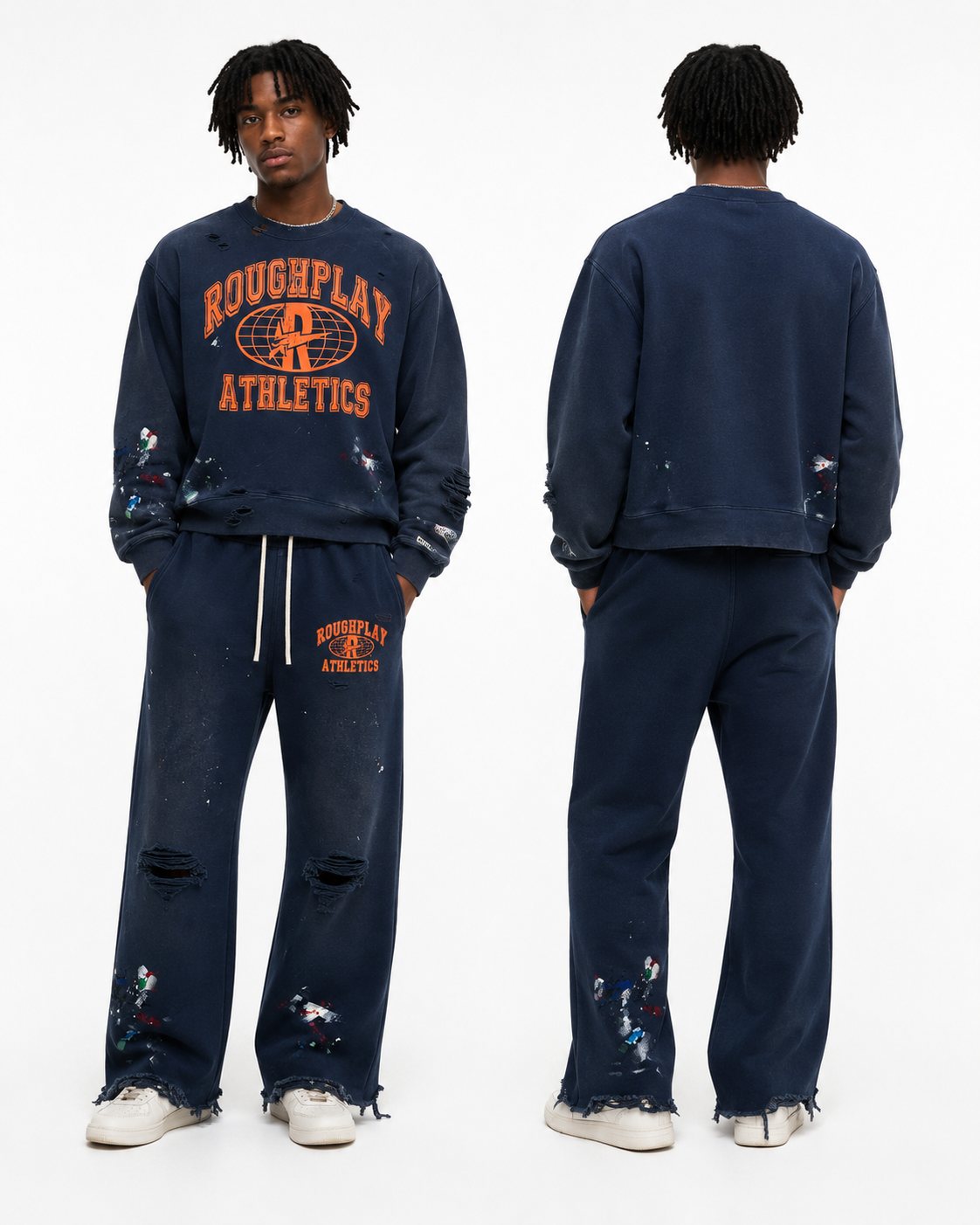 Roughplay athletics crewneck sweatshirt by ROUGH PLAY