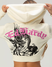 Ed Hardy 3 panthers front zip hoodie by ED HARDY