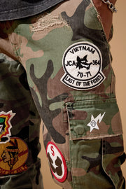 Jordan Craig xavier hellfire cargo pant by JORDAN CRAIG
