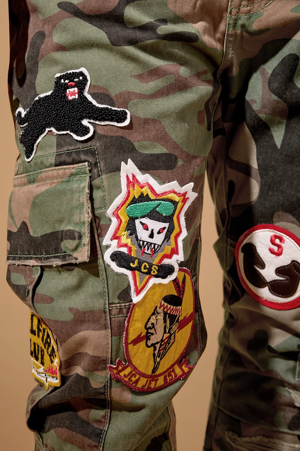Jordan Craig xavier hellfire cargo pant by JORDAN CRAIG