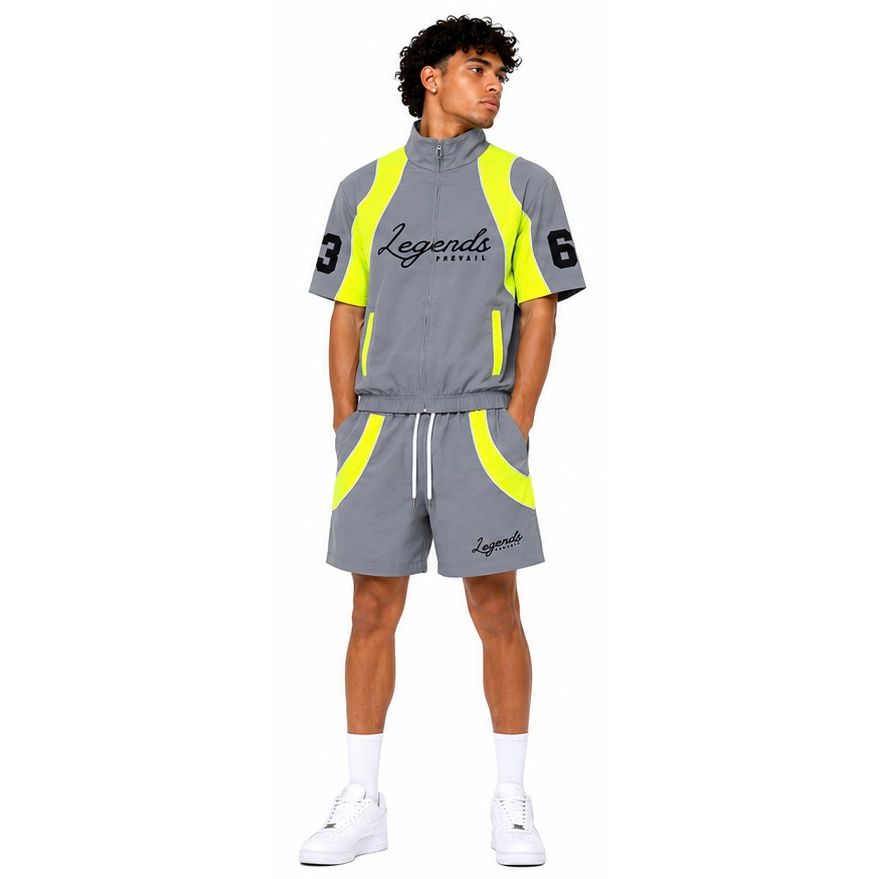 Legends prevail crinkle short set by LEGENDS PREVAIL