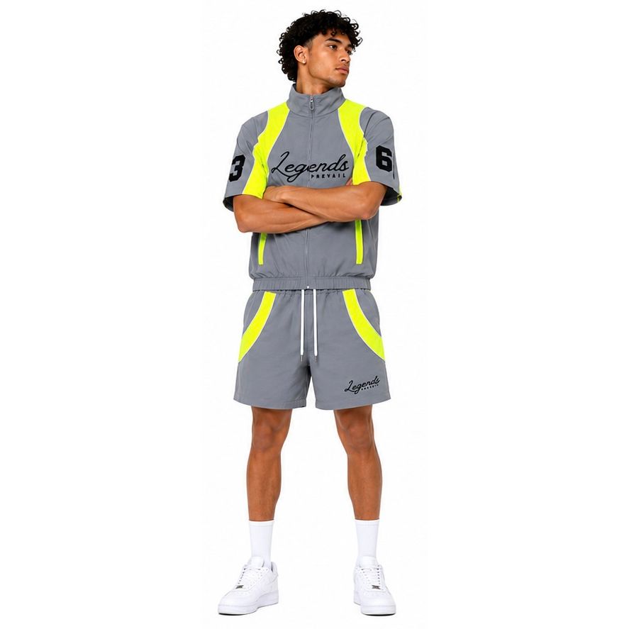 Legends prevail crinkle short set by LEGENDS PREVAIL