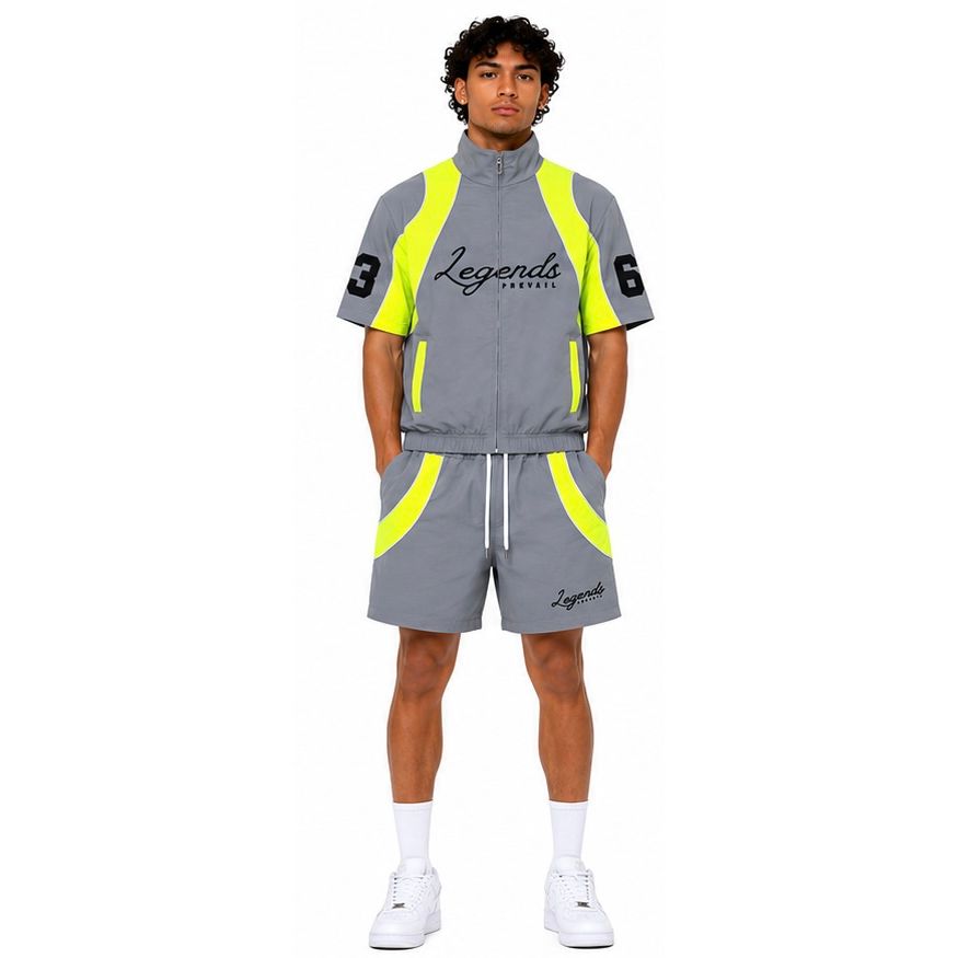 Legends prevail crinkle short set by LEGENDS PREVAIL