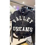 Vale forver classico rhinestone hoodie - HOODIE