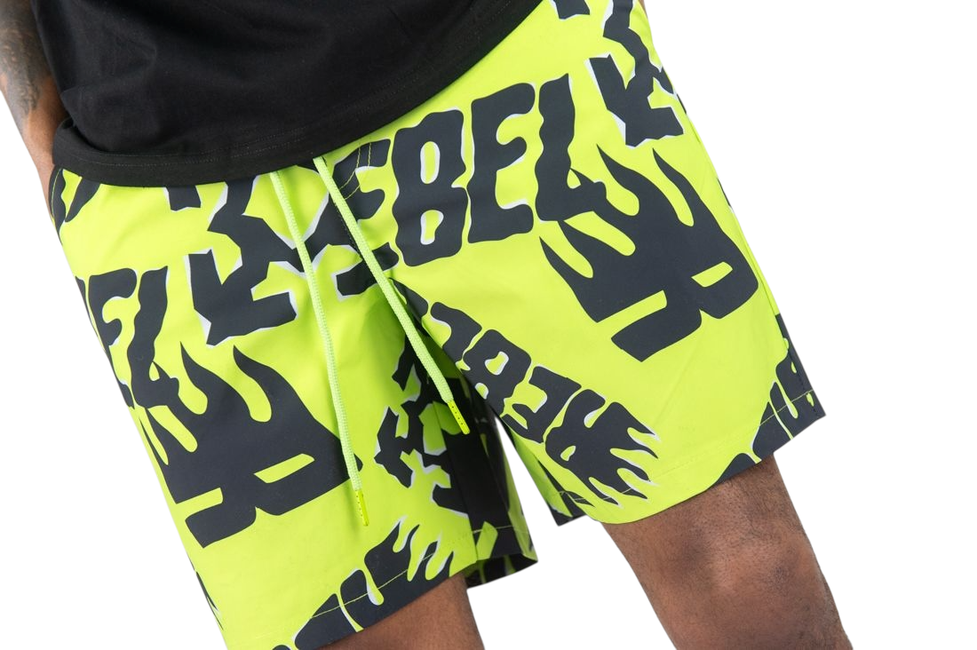 Rebel Minds rebel puff nylon shorts by REBEL MINDS