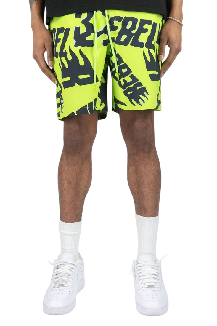 Rebel Minds rebel puff nylon shorts by REBEL MINDS