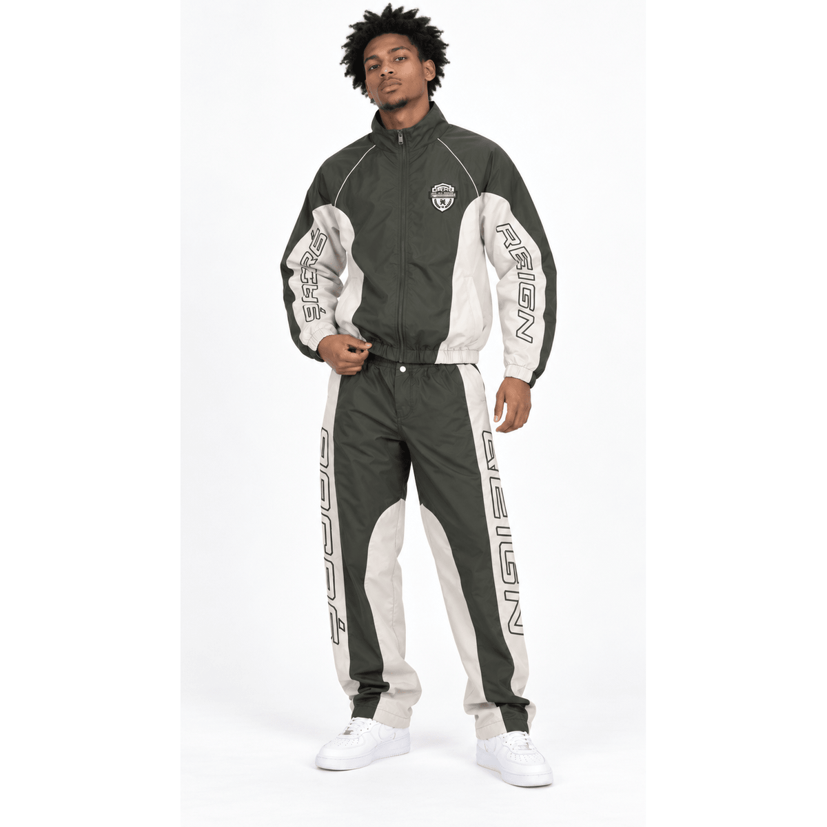 Sacre reign multi panel nylon trackpant, - TRACK PANT - Cityswagusa.com