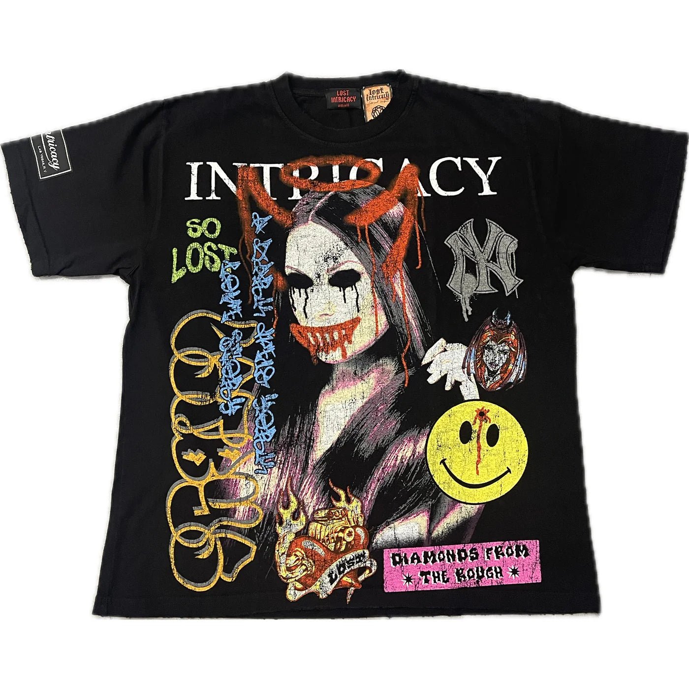 Lost intricacy smile t-shirt - T - SHIRT - Cityswagusa.com