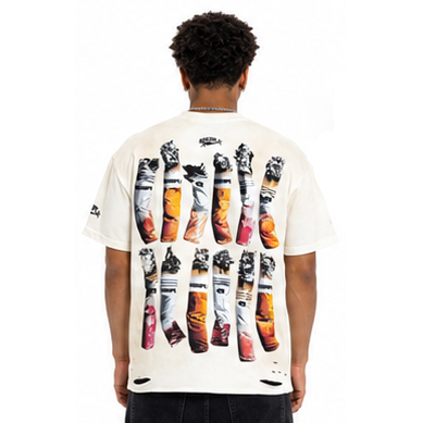 Rough play all the smoke t-shirt by ROUGH PLAY