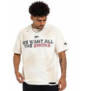 Rough play all the smoke t-shirt by ROUGH PLAY