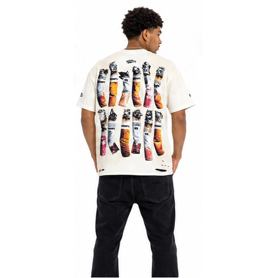 Rough play all the smoke t-shirt by ROUGH PLAY