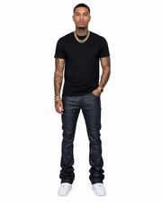 Vicious premium wax coated skinny flare denim by VICIOUS DENIM