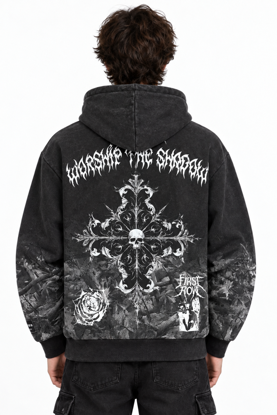 First row shadow worship flame ritual zip up hoodie by FIRST ROW