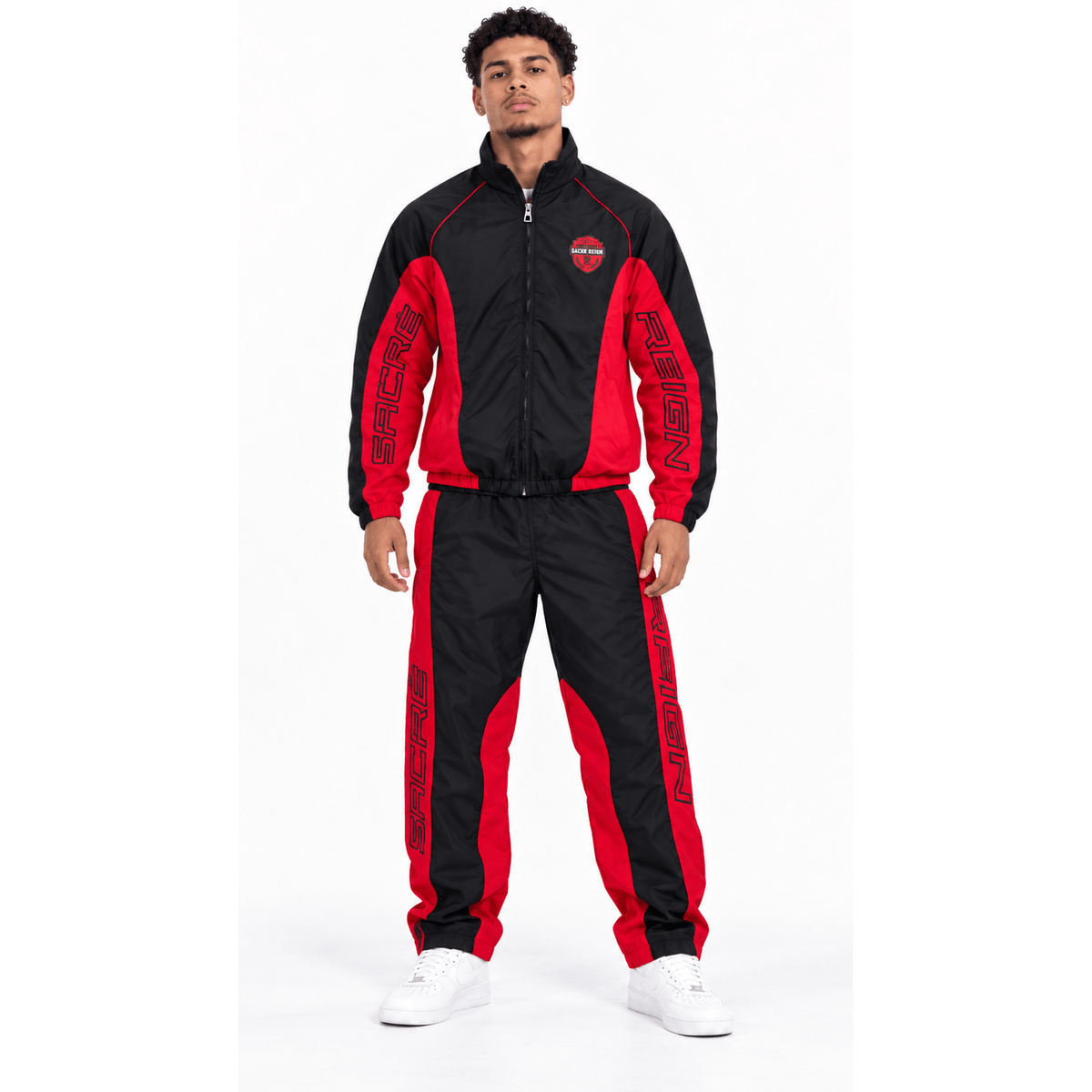 Sacre reign multi panel nylon jacket. - JACKET - Cityswagusa.com
