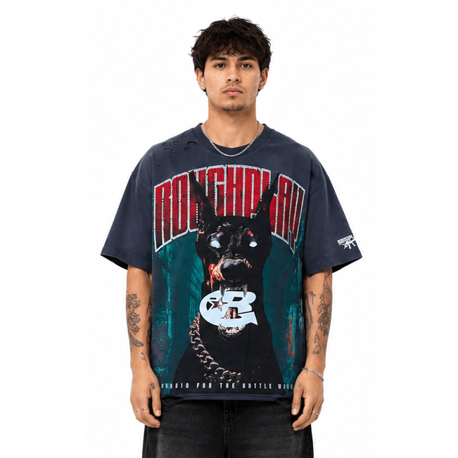 Rough play dog cover art t-shirt - T-SHIRT - Cityswagusa.com