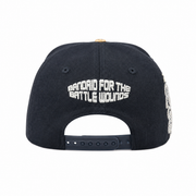 Roughplay ny logos paint splatter snapback hat by ROUGH PLAY