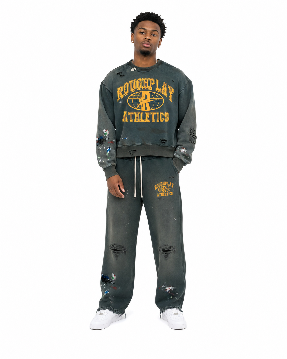 Roughplay athletics crewneck sweatshirt by ROUGH PLAY