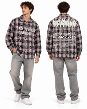 Rebel minds distressed button up flannel shirt by REBEL MINDS