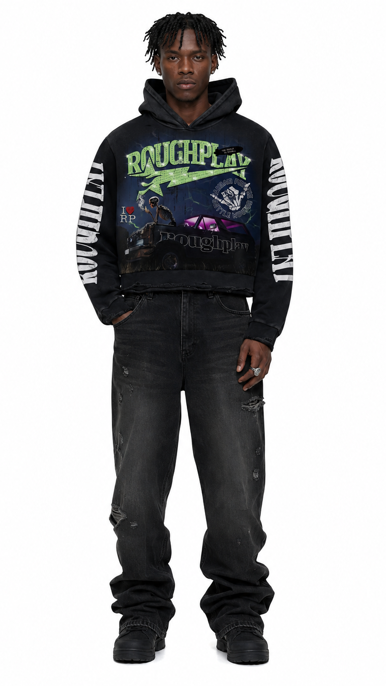 Roughplay alone pullover hoodie by ROUGH PLAY