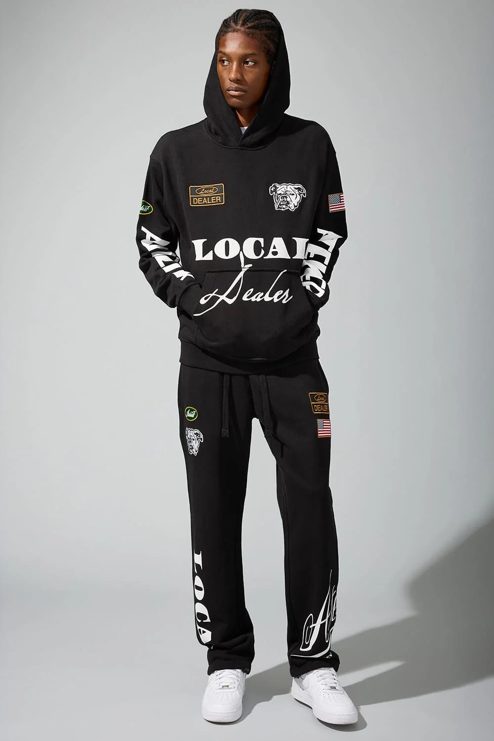 Jordan craig local dealer worker pullover hoodie by JORDAN CRAIG