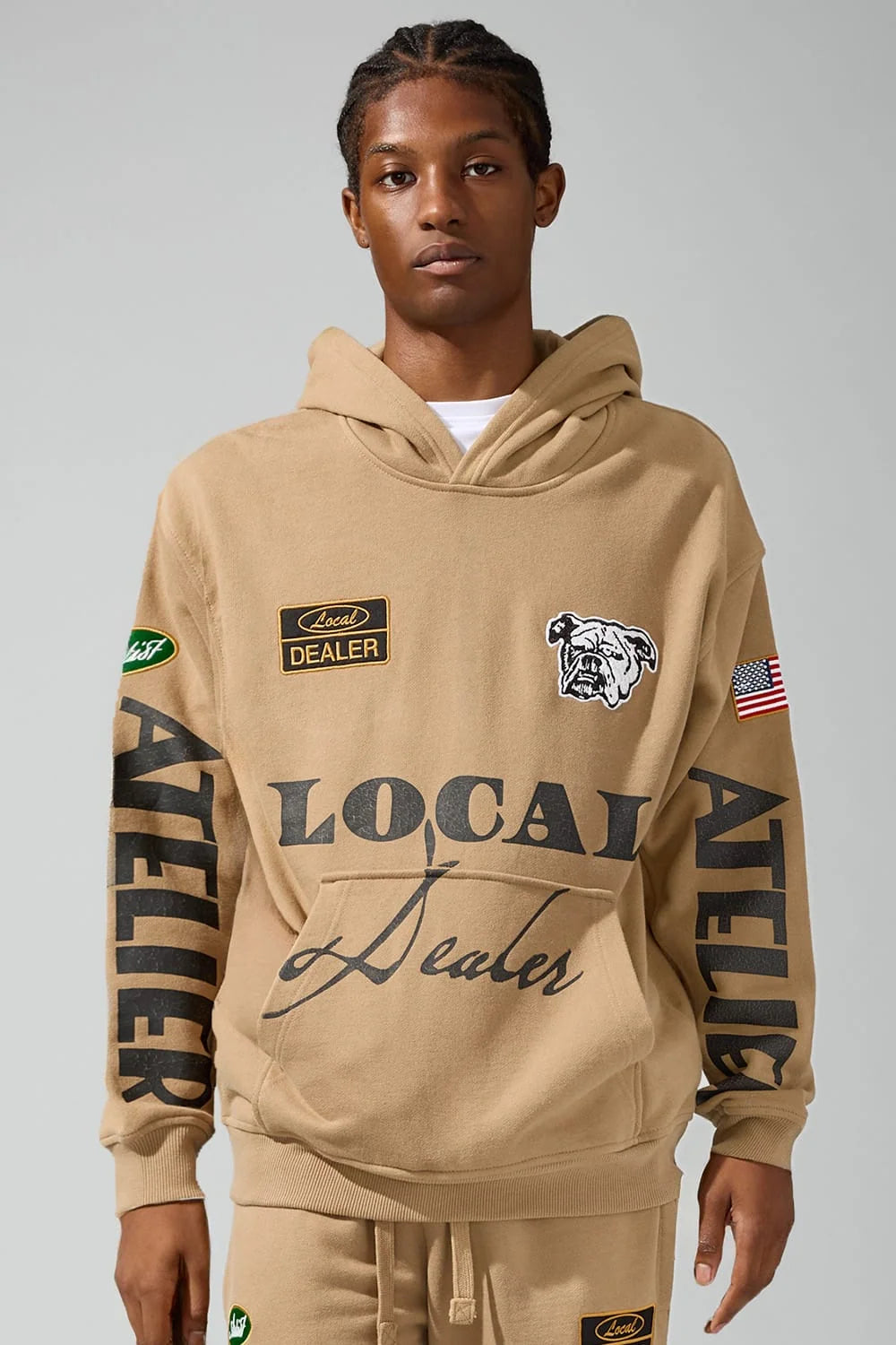 Jordan craig local dealer worker pullover hoodie by JORDAN CRAIG