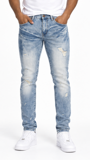 Focus r&r distressed skinny denim by FOCUS