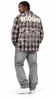 Rebel minds distressed button up flannel shirt by REBEL MINDS