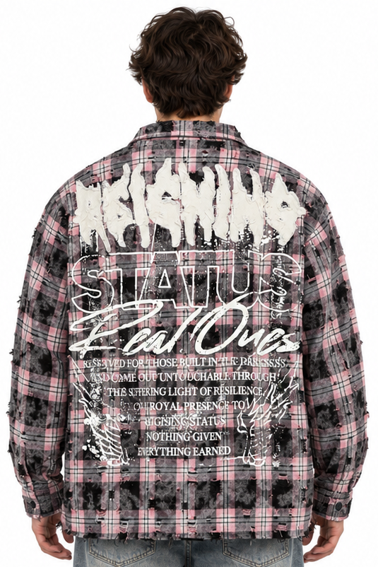 Rebel minds distressed button up flannel shirt by REBEL MINDS