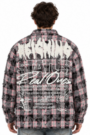 Rebel minds distressed button up flannel shirt by REBEL MINDS