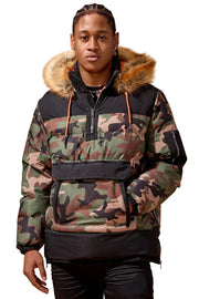 Jordan craig pullover bubble anorak jacket by JORDAN CRAIG
