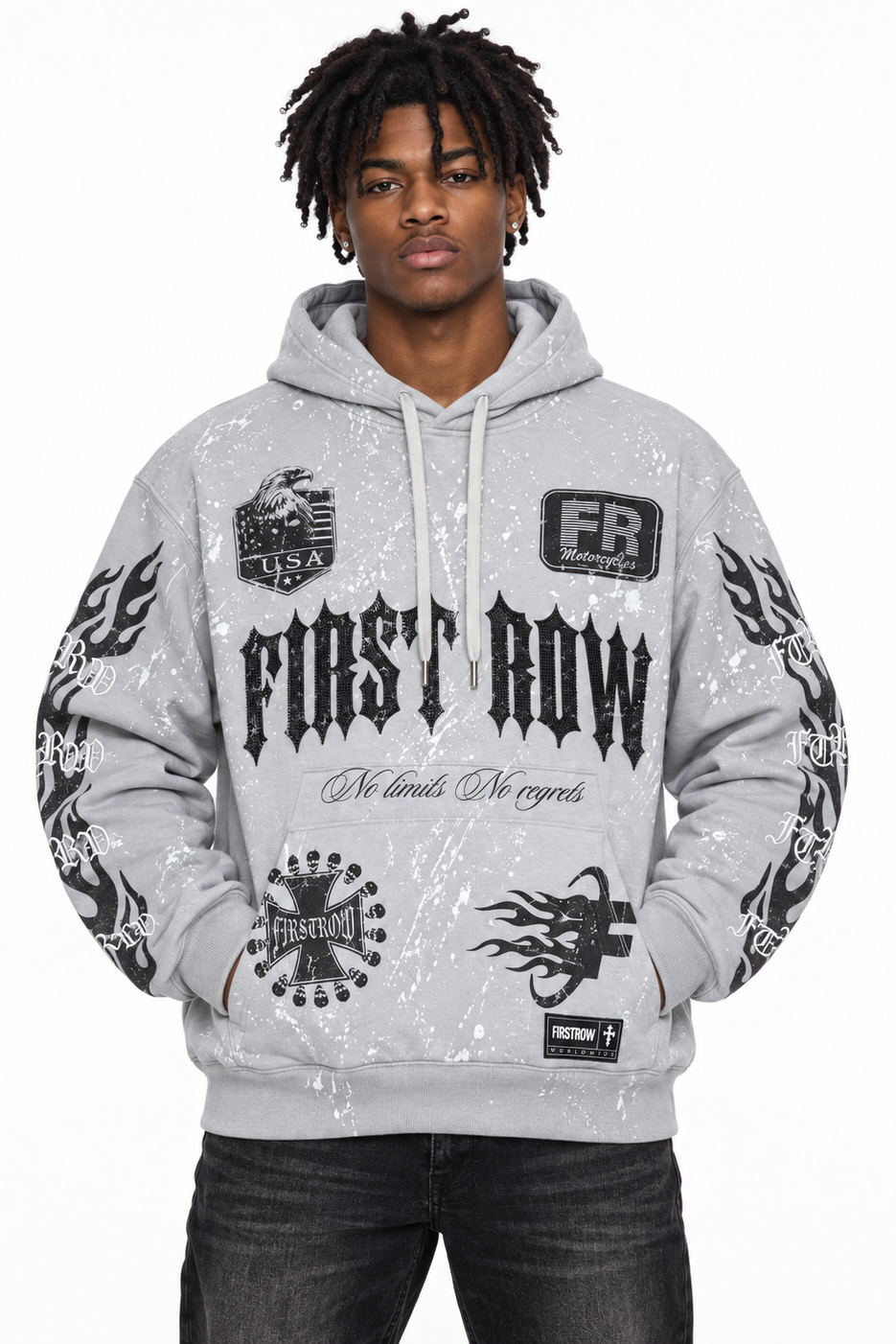 First row no limits no regrets hoodie by FIRST ROW