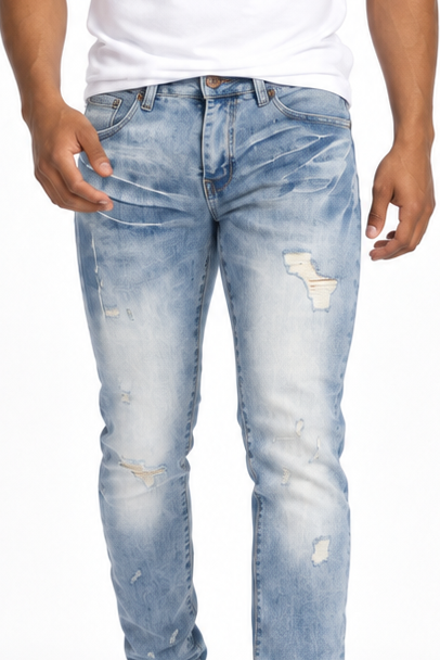 Focus r&r distressed skinny denim by FOCUS