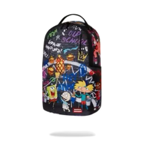 90s NICK CHARACTERS PAINTING DLXR BACKPACK - BAGS