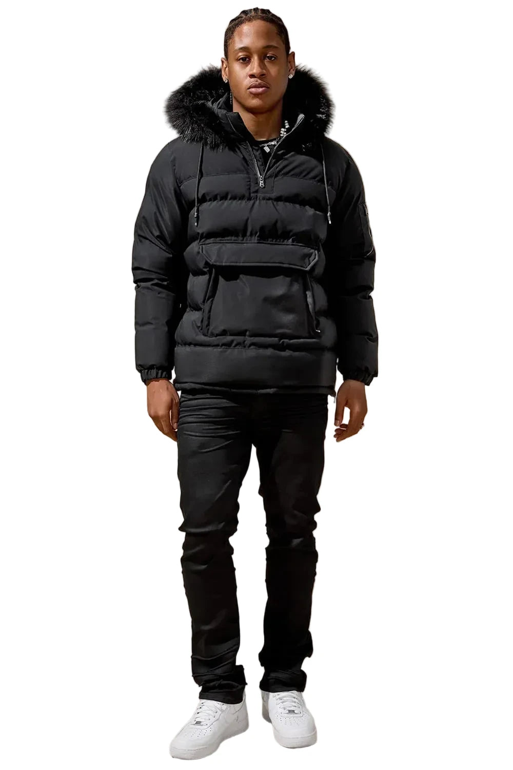 Jordan craig pullover bubble anorak jacket by JORDAN CRAIG