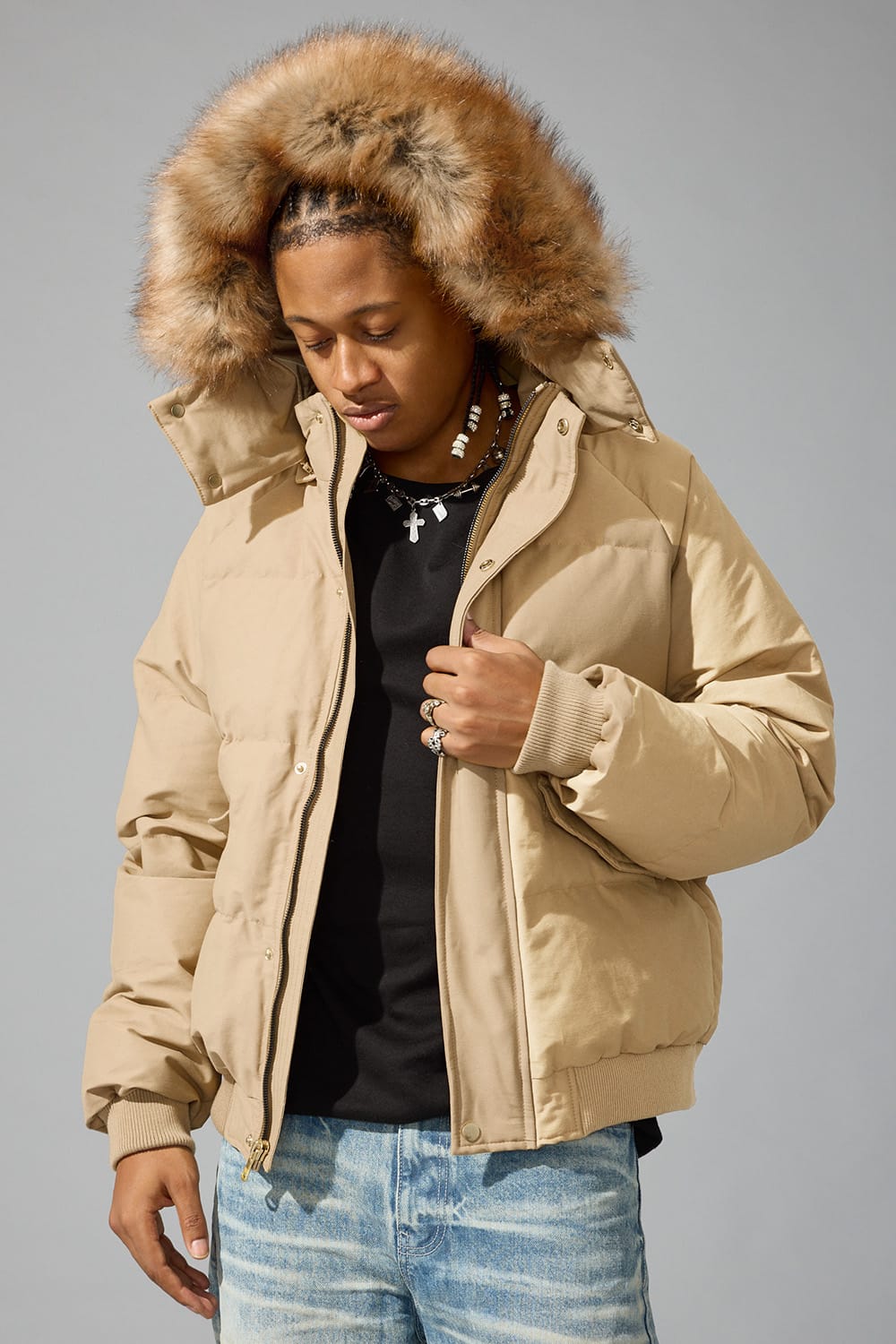 Jordan craig cross body bomber jacket - JACKET - Cityswagusa.com