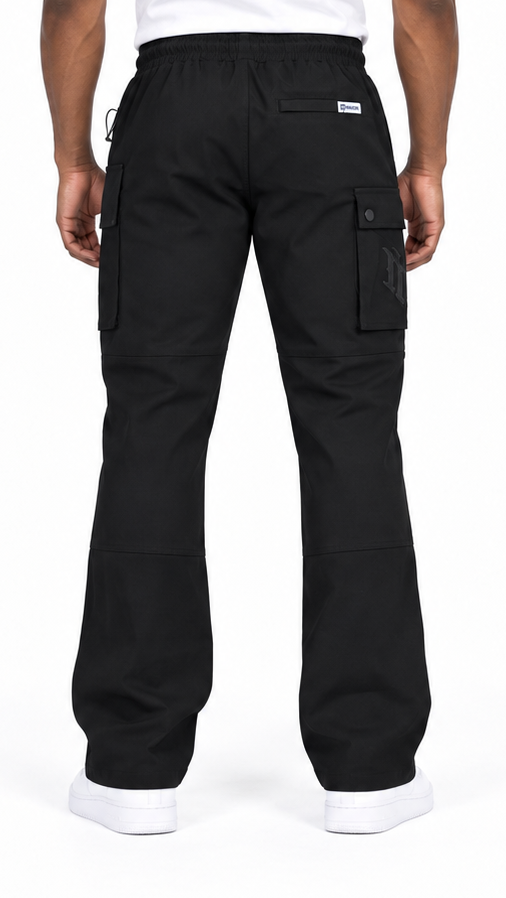 Makobi adorni stacked nylon pant by MAKOBI
