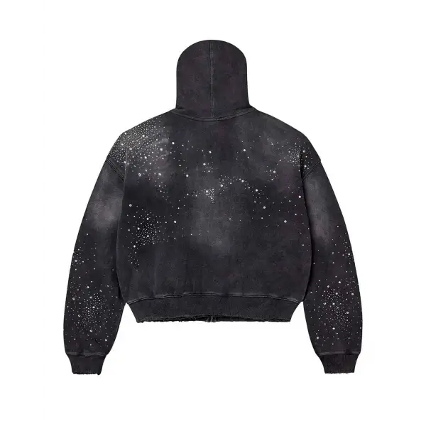Vale forver classico rhinestone hoodie - HOODIE