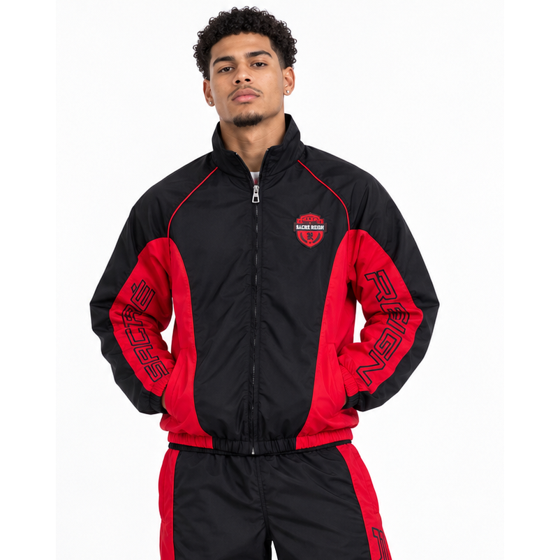 Sacre reign multi panel nylon jacket by FOCUS