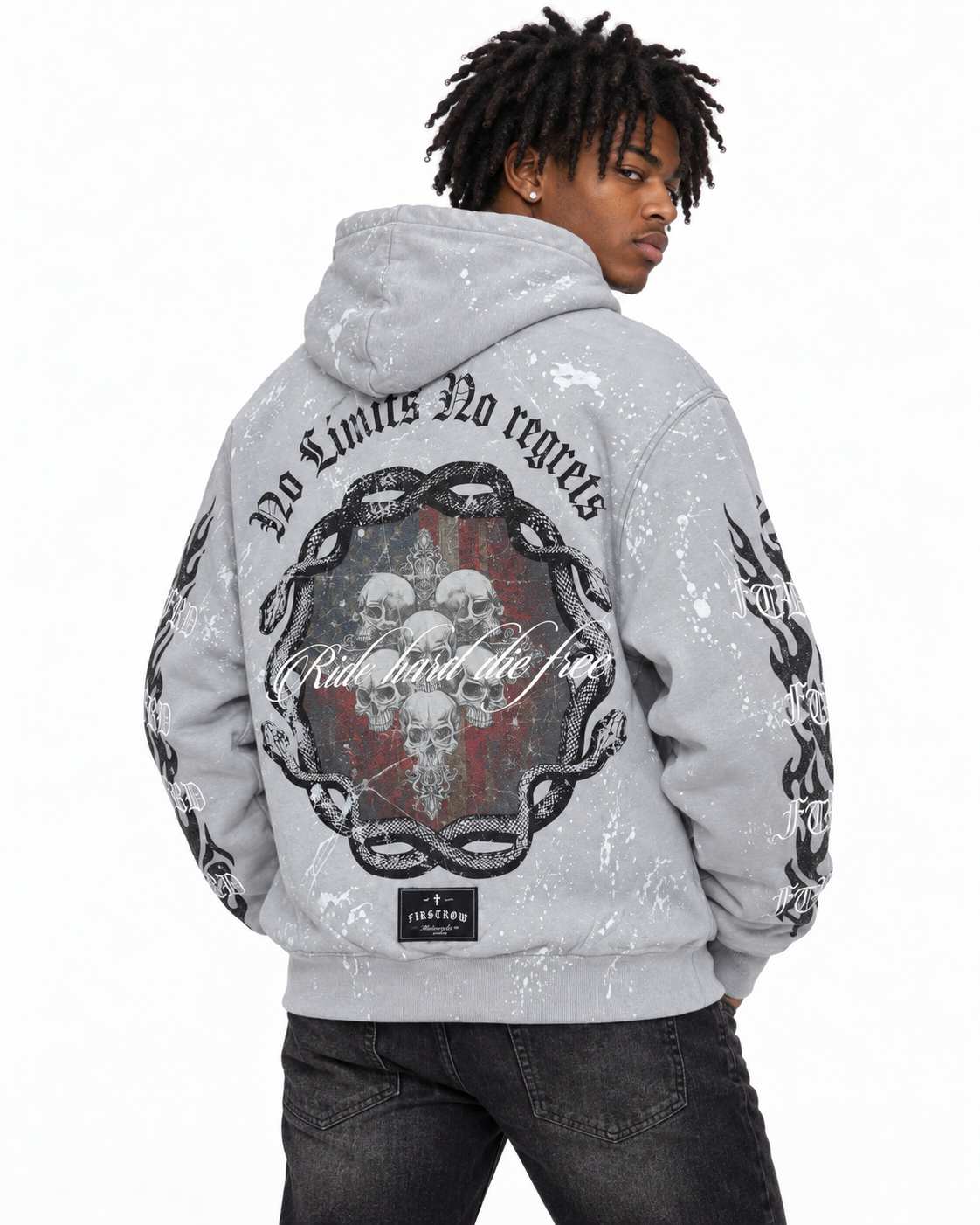 First row no limits no regrets hoodie by FIRST ROW