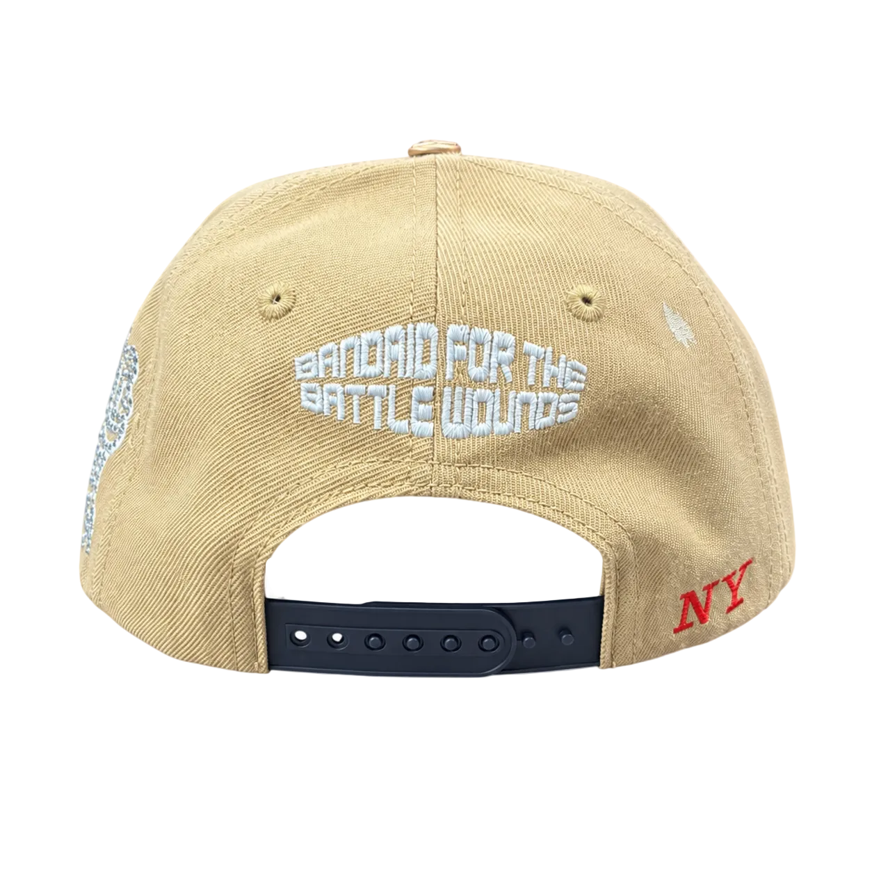 Roughplay ny logos paint splatter snapback hat by ROUGH PLAY